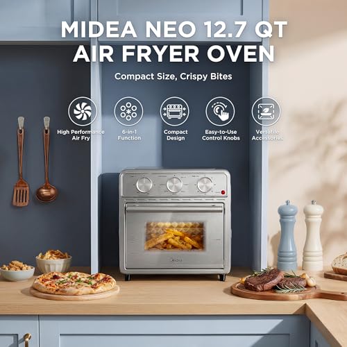 Midea Neo 12.7 Quarts Stainless Steel Air Fryer Toaster Oven Combo
