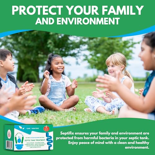 Septic Tank Treatment Tablets - Oxygen-Releasing Bacteria for Waste & Odor Control