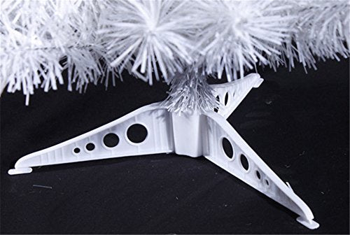 3ft White Artificial Christmas Tree with Plastic Stand - Holiday Decor