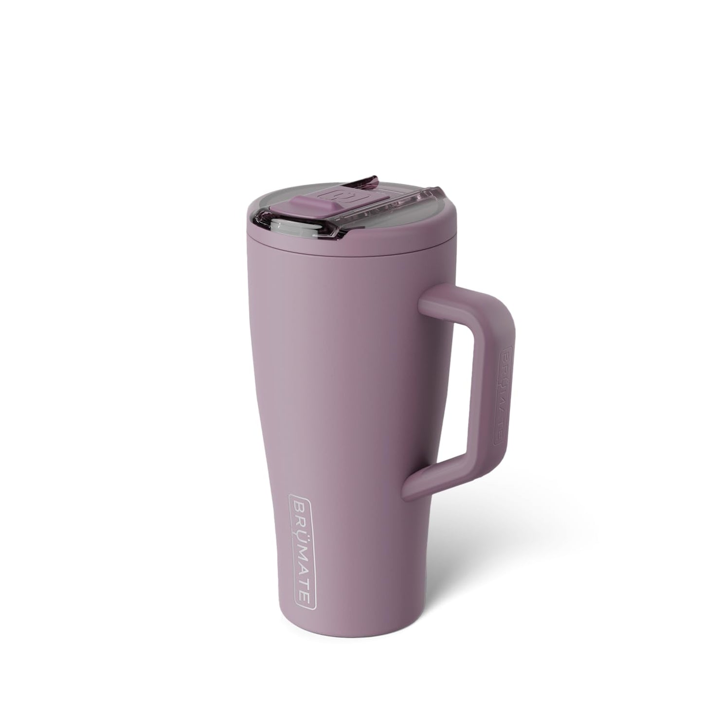 BrüMate Era Flip 30oz Tumbler with 100% Leakproof Covered Straw Lid | Hygienic Covered Straw | Insulated Stainless Steel Water Bottle with Handle | Cup Holder Friendly | BPA-Free (Lilac Dusk)