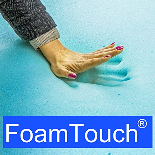 6x24x72 Inch Gel Memory Foam Bench Cushion Medium Firm Replacement