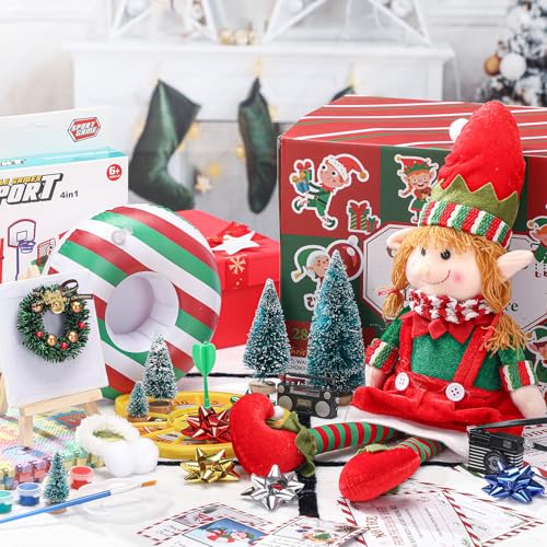 Hollowfly Elf Kit 24+4 Days Christmas Countdown - Stripe Variation