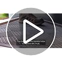 WeatherMax Door Mat - Indoor Outdoor Use, 35x23 Black Diamond - Heavy Duty, Weatherproof, Dirt & Moisture Capture