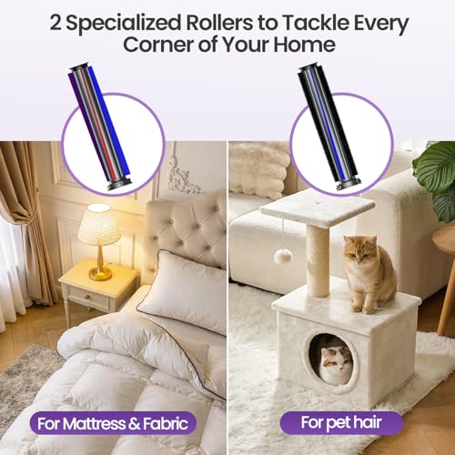 Mattress Vacuum Cleaner with UV-C Light Pet Hair Removal HEPA Filter