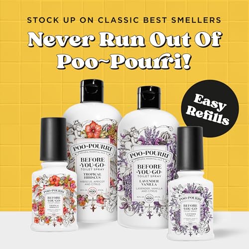 Poo-Pourri Before-You-Go Toilet Spray Refill 16 Fl Oz Original Citrus