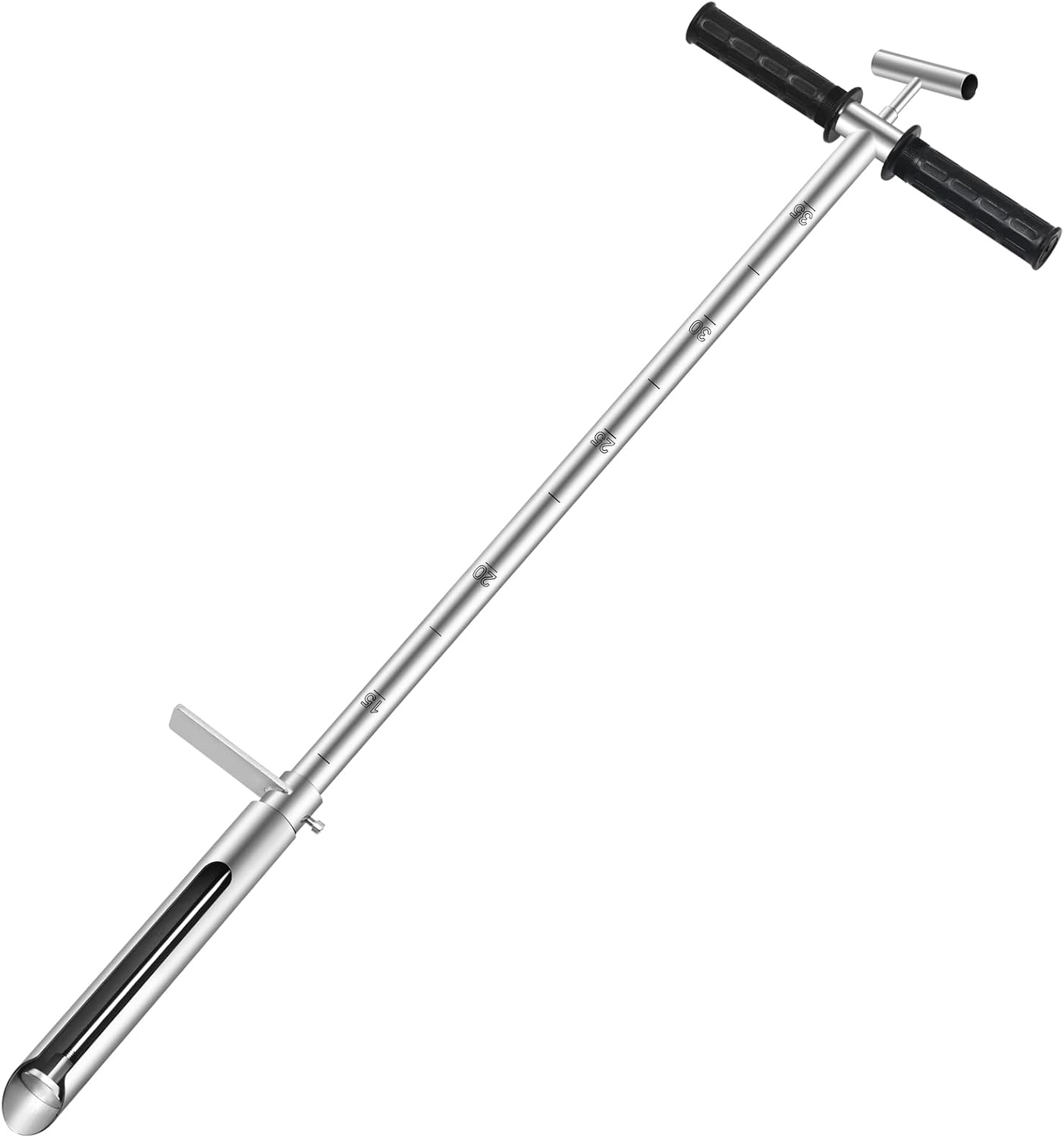 Stainless Steel Soil Sampler Probe by [Brand Name] - 40 Inch T-Handle Tool for Lawn, Garden & Farm Testing