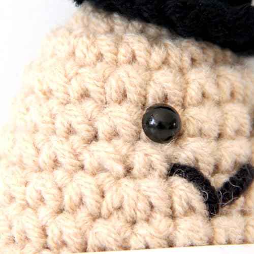 Mini Cute Funny Positive Life Potato Tomato Eggplant Onion Cute Animals Creative Knitted Holding Card Crochet Birthday Christmas Girls Gifts Party Decor