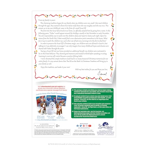 Elf on the Shelf Box Set - Boy Scout Elf with Blue Eyes - Christmas Tradition