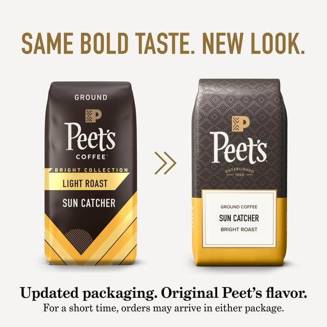 Peet's Coffee - Light Roast Ground Coffee | 100% Arabica Sun Catcher Blend, 10.5 Ounce Bag