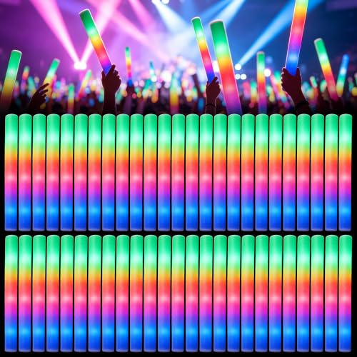 238 Pack LED Foam Glow Sticks Bulk for Wedding Party & Event Decor