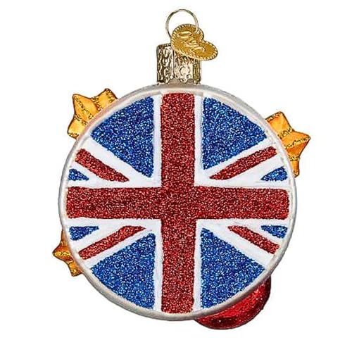 Old World Christmas Rock & Roll Tongue Glass Ornament for Christmas Tree - Handcrafted Music Keepsake