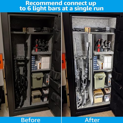 12 Inch LED Safe Lighting Kit - Daylight 5000K with Rocker Switch, 6 Bars