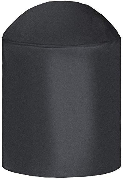 i COVER Round Grill Cover - Heavy Duty Waterproof Canvas for 34" Dia x 41" Tall BBQ Grills | Smoker Protection