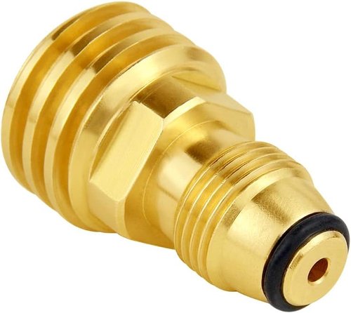 Hooshing Propane Tank Adapter - Converts POL LP Tank Valve to QCC1 | Durable Solid Brass Design
