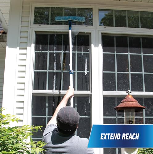 Unger Professional Window Cleaning Kit with Squeegee & Telescopic Pole