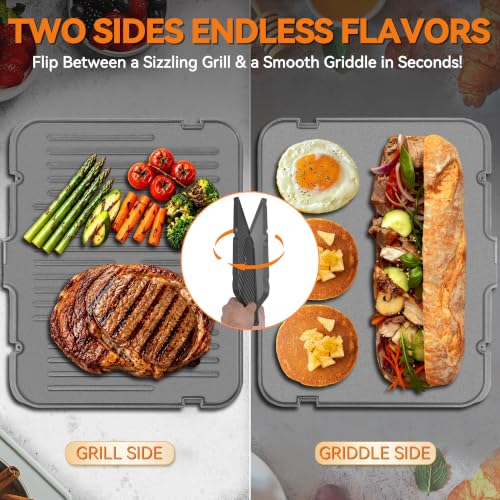 Baker’s Friend 6-in-1 Indoor Grill & Electric Griddle Combo, Panini