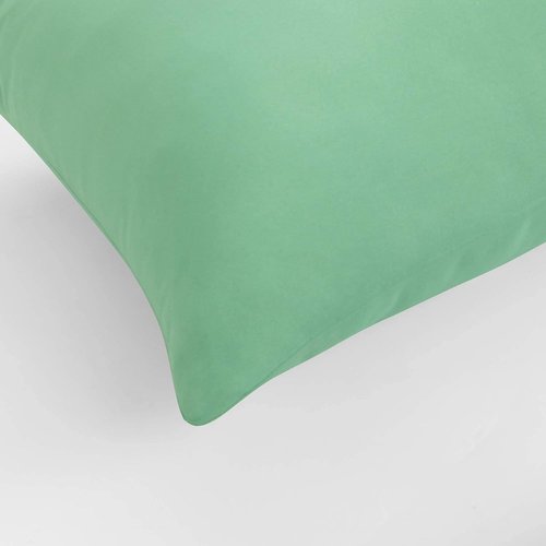 FLXXIE Pillow Cases - Soft Microfiber Queen Pillow Covers | Wrinkle Resistant, 2-Piece Set, 20x30, Sea Green