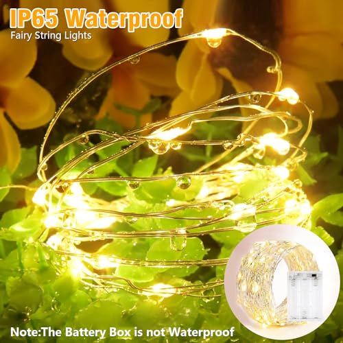 led Fairy Lights Waterproof 16.4ft String Battery Operated for