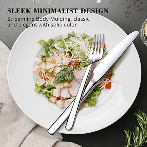 30-Piece Silverware Set for 6 - Stainless Steel Flatware Cutlery - Dishwasher Safe - Variation of THIS listing