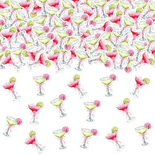 200Pcs Margarita Party Confetti Margs and Matrimony Bachelorette Table Decorations Margarita Table Scatter Decor for Women Cocktail Birthday Bridal Shower Wedding Engagement Party Decor Supplies