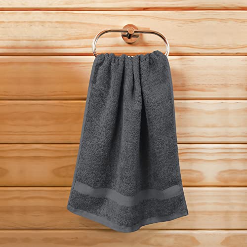 Utopia Towels Salon Towels Pack of 24 Grey 16x27 Inches 100% Cotton - Professional & Home Use