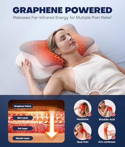 Ultra Pain Relief Cervical Neck Pillow for Sleeping, 5X Support