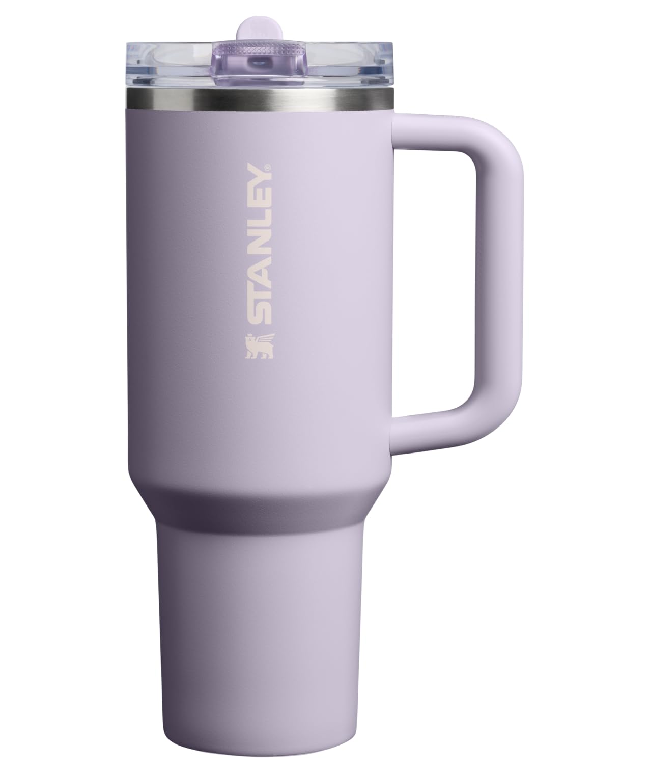 STANLEY Quencher ProTour Flip Straw Tumbler with Leakproof Lid 40 oz | Built-In Straw & Handle | Cupholder Compatible for Travel | Insulated Stainless Steel Cup | BPA-Free | Purple Dust