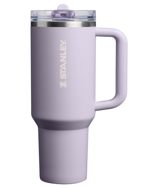 STANLEY Quencher ProTour Flip Straw Tumbler with Leakproof Lid 40 oz | Built-In Straw & Handle | Cupholder Compatible for Travel | Insulated Stainless Steel Cup | BPA-Free | Purple Dust