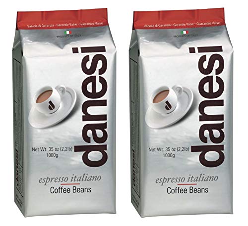 D DANESI CAFFÈ Whole Bean Coffee Classic Medium Roast 2-Pack (35.2 oz Each)