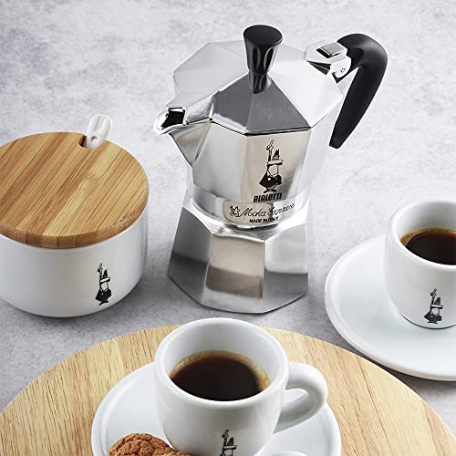 Bialetti Moka Express 6-Cup Italian Stovetop Espresso Maker Silver