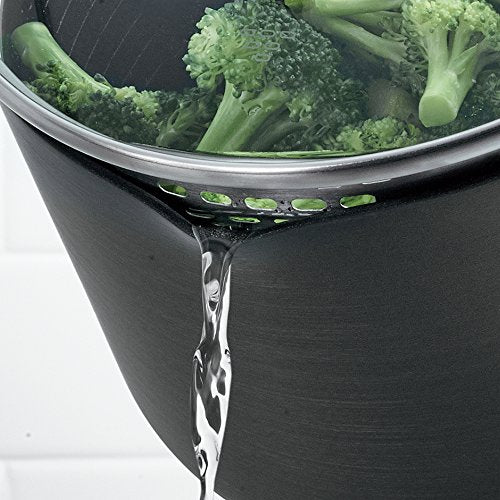 Calphalon Classic 1.5 Quart Nonstick Sauce Pan with Cover, Gray - Dual-Layer Nonstick, Stay-Cool Handle