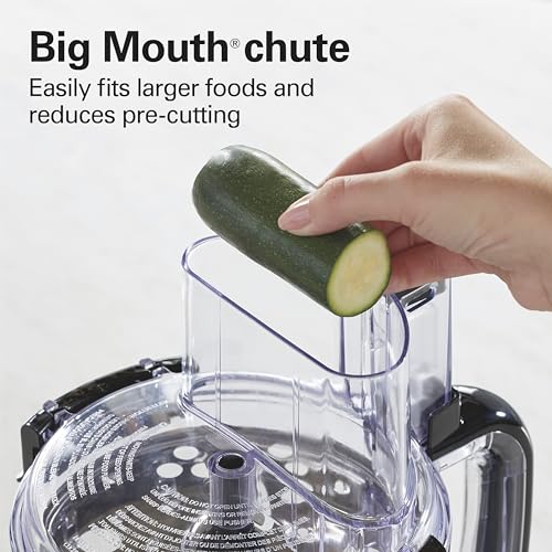 Hamilton Beach 12-Cup Food Processor & Vegetable Chopper with Snap & Stack Technology