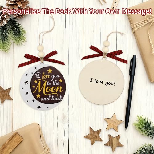 I Love You to The Moon and Back Ornament Car Hanging Home Decor
