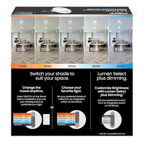Feit Electric 5/6in LED Recessed Downlight Retrofit Kit, Lumen