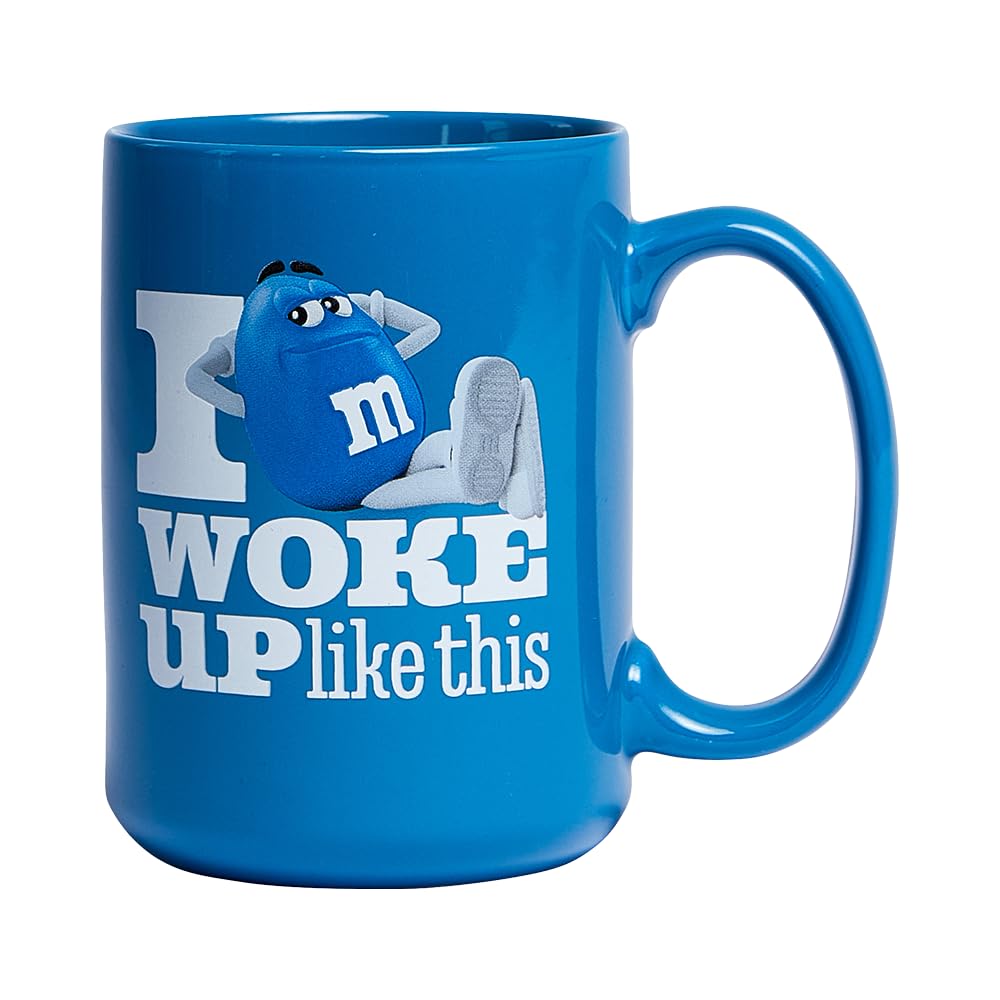 M&M’S Character Quote Mugs Gift Set of 6, Colorful Coffee or Tea Mugs, Fun Coffee Gift Set or Unique Birthday Gift