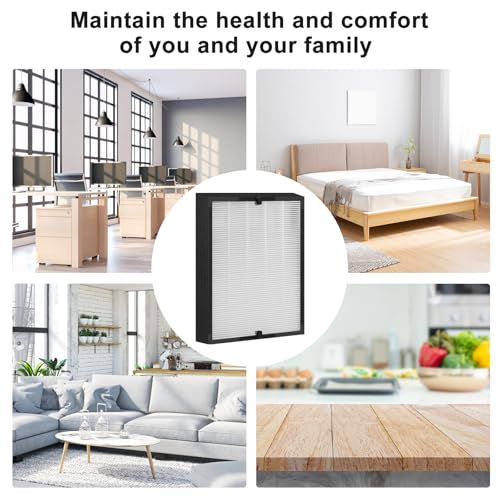 45i Replacement Filter, Compatible with Alen Breathesmart Flex Bh400 and 45i Air Purifier, 1400 Sq. Ft | Perfect for Home & Offices, Pack: 2 H13 True HEPA+ 6 Carbon Pre-Filters,Part#B4-Fresh/FL40