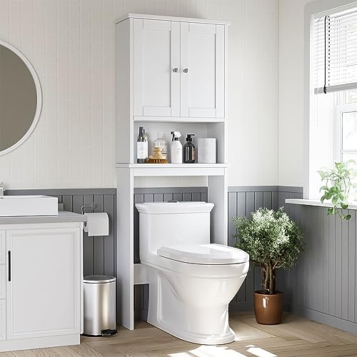 Shintenchi Over the Toilet Storage Cabinet, Bathroom Shelf Organizer