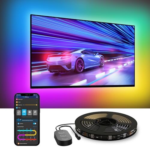 Govee 15FT RGBIC TV LED Backlight for 70-80 Inch Screens, Smart App & Voice Control
