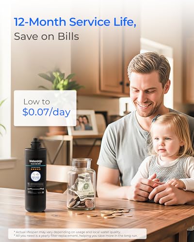 Waterdrop RF10 Water Filter Replacement for 10UA/10UB - Black-2