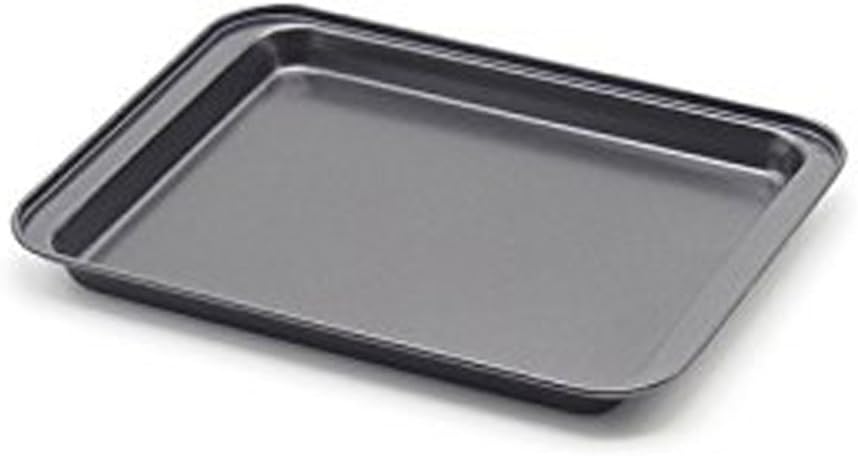 SS&CC Nonstick Baking Sheets Set of 2 - 9.5 Inch x 7.1 Inch Cookie Trays for Toaster Ovens | Perfect for Small Households