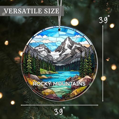Rocky Moutain National Park Ornament, Unique Gifts