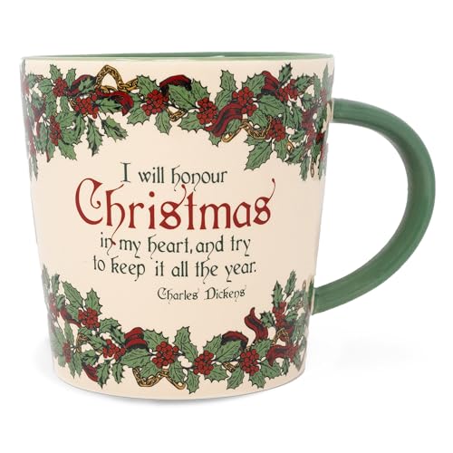 Steel Mill & Co 14 oz Ceramic Coffee Mug – A Christmas Carol Book Lover Cup