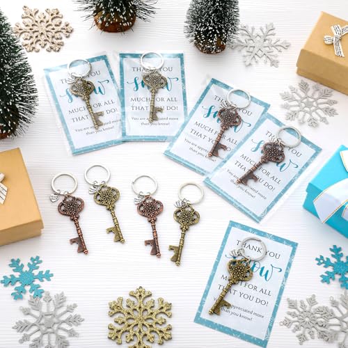 Vesici 24 Snowflake Christmas Gift Set Bulk for Staff & Coworkers