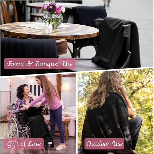 Trail Maker 8-Color Bulk Fleece Throw Blankets 50x60 for Weddings & Charities