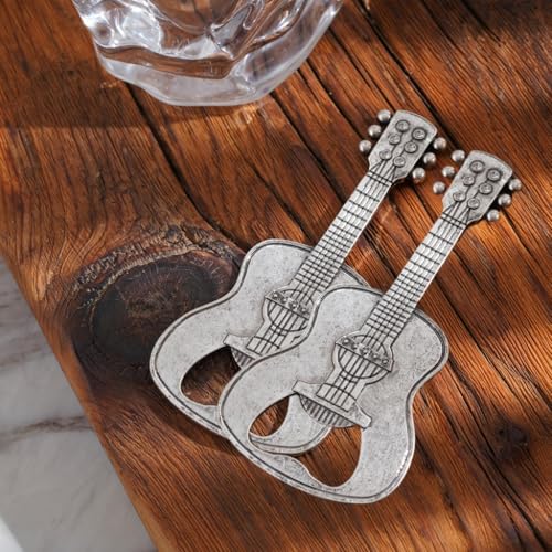 Guitar Bottle Opener Set - Music Lover Beer Openers, Pack of 2
