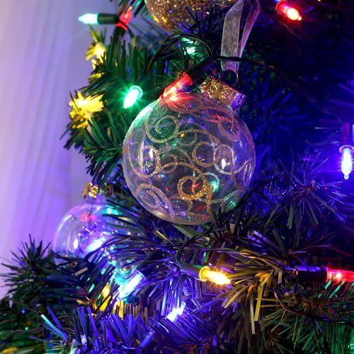 Blissun 50-LED Battery Operated Mini String Lights 16 ft Multicolor, 8 Modes, 2 Pack
