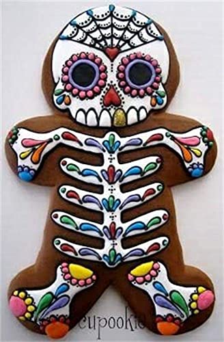 Halloween Skull Gingerbread Men Cookie Cutters Fondant Biscuit Cutter