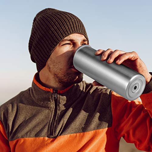 VEGOND 20 oz Stainless Steel Skinny Tumbler with Lid & Straw - Vacuum Insulated Travel Mug, 1 Pack