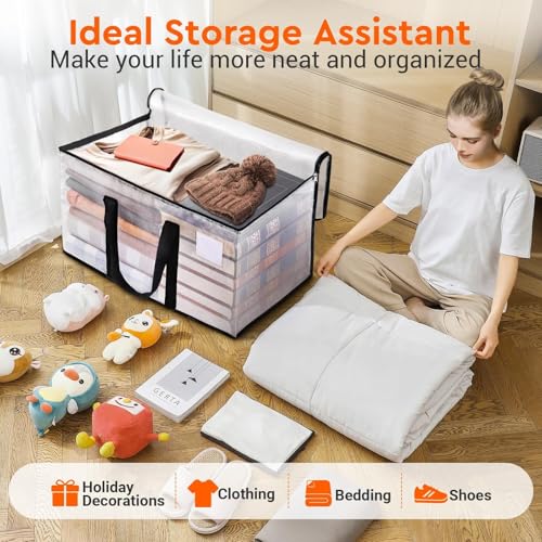 Heavy Duty Moving Storage Bags 125L 8-Pack - Water-Resistant & Durable