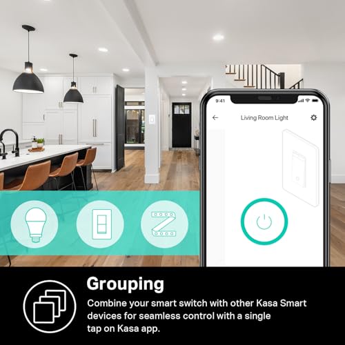Smart Dimmer Switch - Single Pole, Alexa Compatible, 3 Pack, Neutral Wire Required